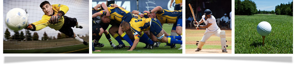 Football - Rugby - Cricket & Golf images